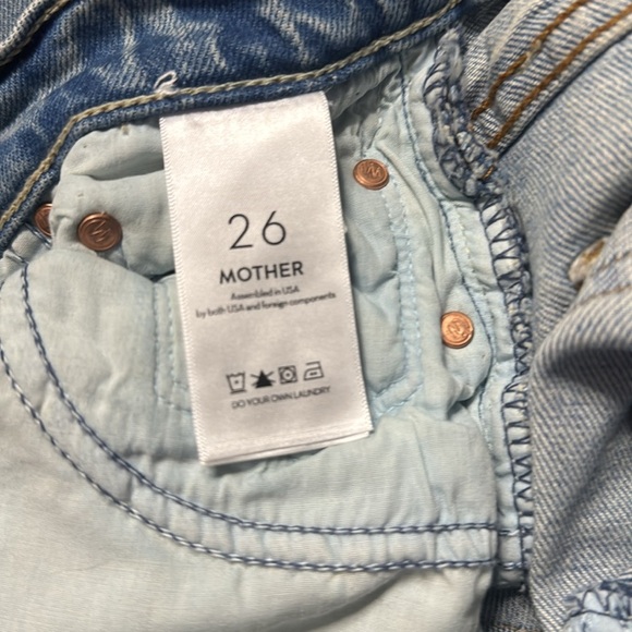 Mother Denim High Waisted Rider Skimp in The Confession Size 26 82 - Picture 14 of 16